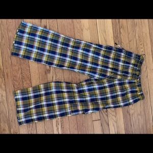 Collina Strada Banana Plaid Dollhouse Pants